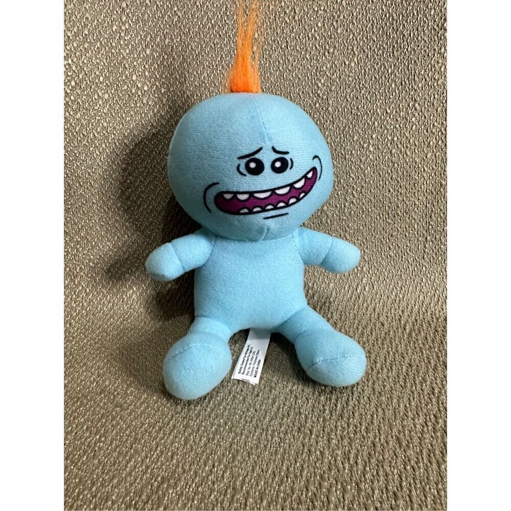 Mr. Meeseeks Plush Rick and Morty Blue Alien 7" Stuffed Animal Toy Factory